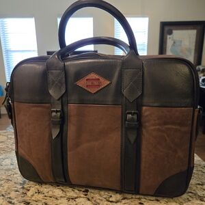 Leon Flam Paris - Leather designer bag / briefcase